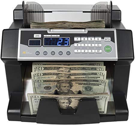 Royal Sovereign Money Counting Machine, High Speed Bill Counter, UV, MG, IR Counterfeit Bill Detector, Front Load (RBC-3100)
