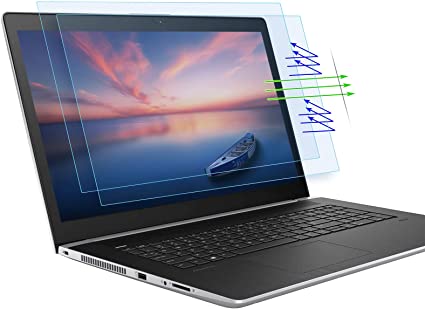 (2PCS Pack) 15.6 inch Laptop Screen Protector Blue Light Anti Glare Filter for HP Envy X360 15.6 inch/Pavilion 15.6/ProBook 15.6/EliteBook 15.6/OMEN 15, Eye Protection Computer Monitor Protector