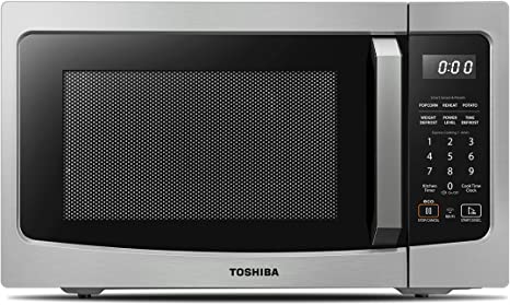 Toshiba Smart Countertop Microwave Oven Works with Alexa, Humidity Sensor and Sound on/off Function, 1.3 Cu.ft, 1100W, ML-EM34P(SS), Stainless Steel