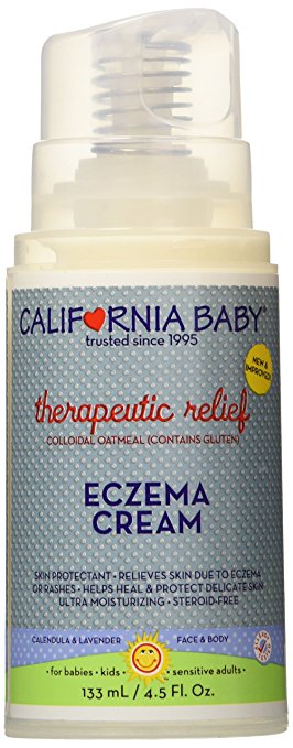 California Baby Eczema Cream - Calming French Lavender Therapeutic Relief - 4.5 oz