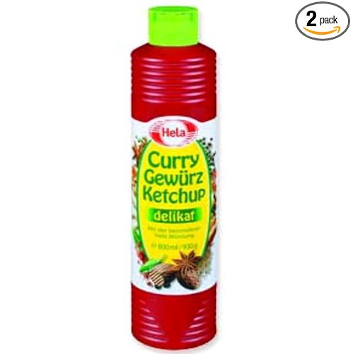 Hela Curry Gewurz Mild Ketchup -Pack of 2 X 400 ml Ea.