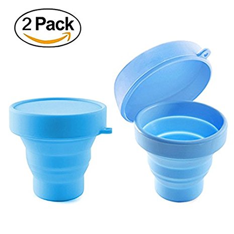 Collapsible Silicone Cup Foldable Sterilizing Cup for Menstrual Cup