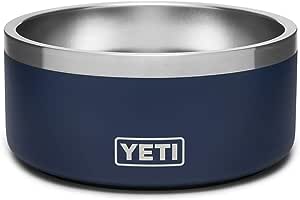 YETI Boomer 4, Stainless Steel, Non-Slip Dog Bowl, Holds 32 Ounces, Navy