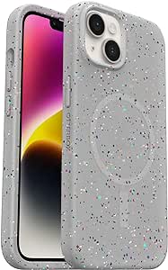 OtterBox iPhone 14 Sustainable Series Case with MagSafe - Shower (Grey), Shockproof, Drop Proof, Ultra-Slim, Protective Case