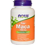 NOW Foods Raw Maca 750mg 61 90 Vcaps