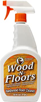 HOWARD Wood-N-Floors Hardwood Floor Cleaner, Clear, 32 fl. oz. (1 Qt.)