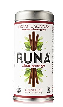 RUNA Amazon Guayusa Tea, Cinnamon Lemongrass, 2.5 Ounce