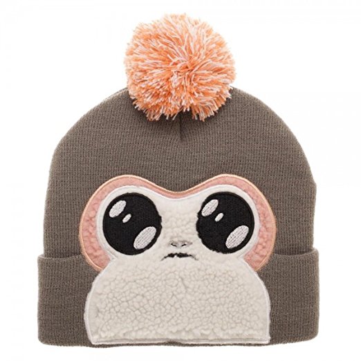 Bioworld Star Wars: The Last Jedi Porg Bigface Pom Beanie