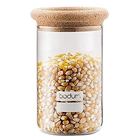 Bodum 8560-109-2 Yohki Storage Jar with Cork Lid, 0.6 L/20 oz, Cork