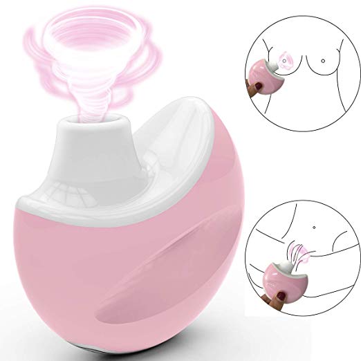 Clitoral Sucking Vibrator Waterproof Vibrations G Spot Massager Sex Toy for Women Couple Vaginal Clit Nipple Suction Stimulator (Pink)