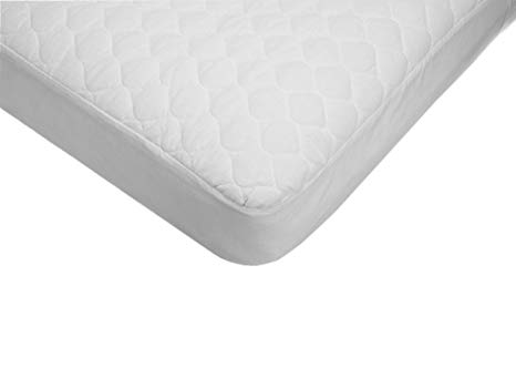 TL Care Quilted Fitted Waterproof Crib Mattress Pad Cover