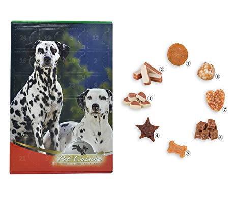 Pet Cuisine Dog Treats Birthday Gifts Box for Dogs, Included 8 Different Flavors, Dog Treats Gift Box for Daily Treating and Training,for All Dogs