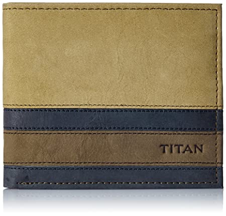 TITAN Tan Leather Men's Wallet (TW177LM1TN)
