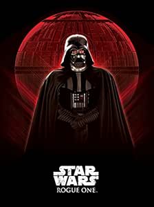 Star Wars "Rogue One Darth Vader and Death Star Canvas Print, Cotton, Multi-Colour, 1.80 x 60.00 x 80.00 cm