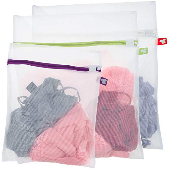 Laundry Wash Bags, Set of 3. Great for laundry, travel, packing, sorting and storage!
