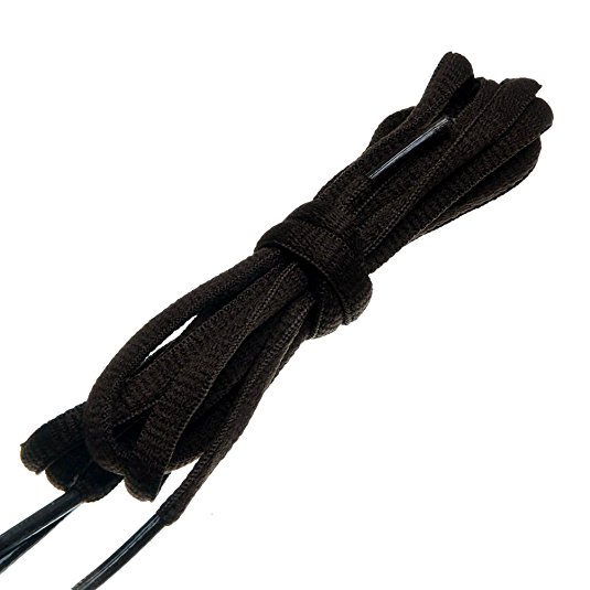 BIRCH's Oval Shoelaces 27 Colors Half Round 1/4" Shoe Laces 4 Different Lengths