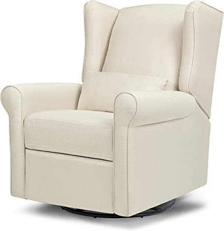 DaVinci Hayden Recliner and Swivel Glider in Natural Oat, Greenguard Gold & CertiPUR-US Certified