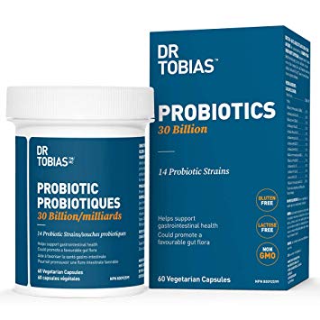 Dr Tobias Probiotics 30 Billion, 60 count