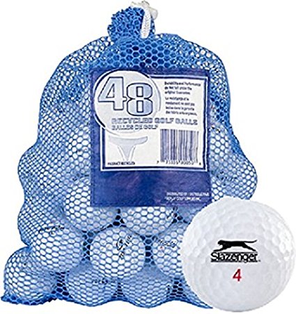 Slazenger 48 AAA  Ball Bag Mix Recycled Golf Balls, White