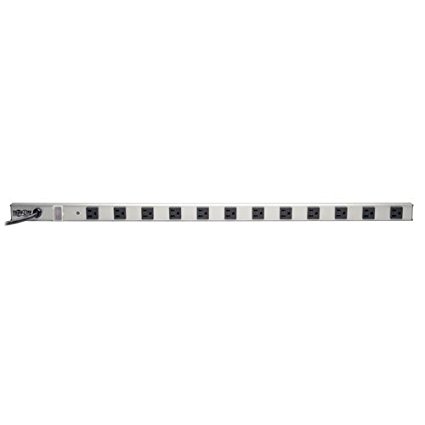 Tripp Lite 12 Outlet Surge Protector Power Strip, 15ft Cord, 36 in., Metal, (SS3612)