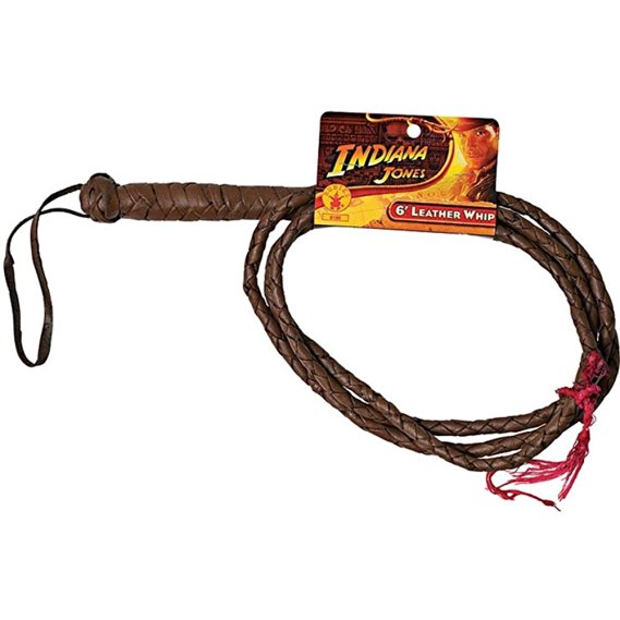 Indiana Jones 6 foot Costume Leather Whip