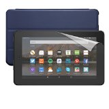 Fire Essentials Bundle including Fire 7 Tablet with Special Offers Slim Cover - Navy and Screen Protector