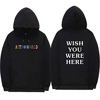 jackmimi Travis Scott Astroworld Hoodies Letter Print Hoodie Streetwear Man and Woman Pullover Sweatshirt,