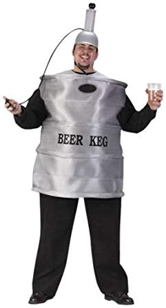 FunWorld Men's  Beer Keg Costume