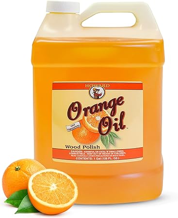 Howard Orange Oil Hardwood Floor Cleaner 128oz Gallon, Clean Kitchen Cabinets, Clean Wood Floors, Orange Oil Cleaner