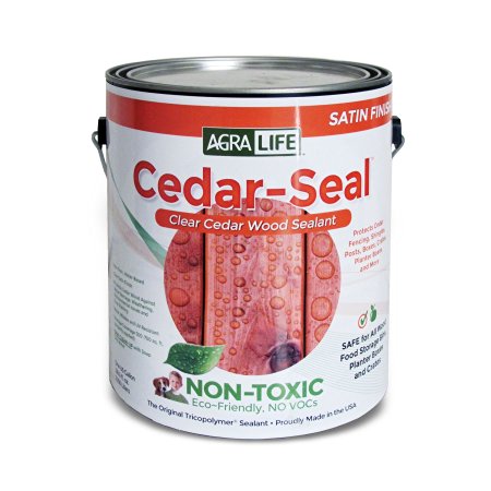 Cedar-Seal VOC Free Non Toxic Clear Wood Sealant 1 Gallon