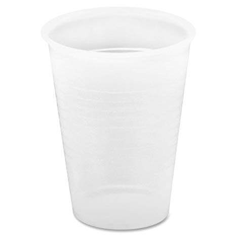 Genuine Joe GJO10435 Translucent Plastic Beverage Cup, 12-Ounce Capacity, Clear (Carton of 1000)