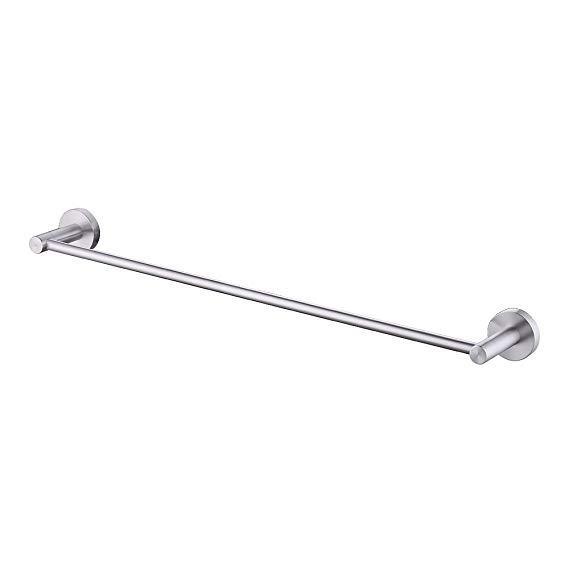 KES Towel Rail, Towel Bar for Bathroom Single Rod Wall Mount 24-Inch SUS 304 Stainless Steel, Brushed Finish, A2100-2