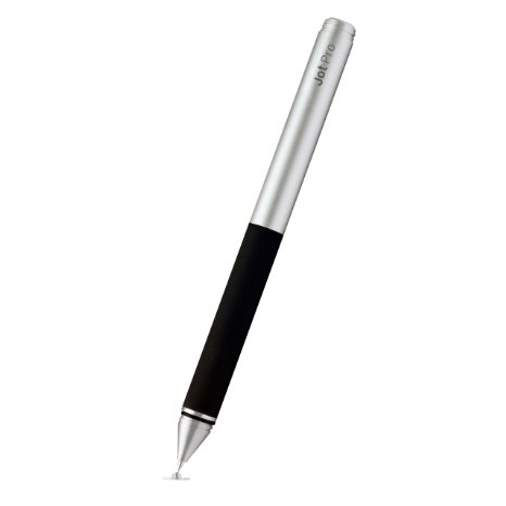 Adonit Jot Pro Fine Point Precision Stylus for iPad, iPhone, Android, Kindle, Samsung, and Windows Tablets - Silver [Previous Generation]