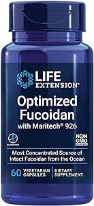 Life Extension Optimized Fucoidan with Maritech, Wakame-Extrakt, 60 vegane Kapseln, Laborgeprüft, Glutenfrei, Vegetarisch, Sojafrei, Ohne Gentechnik