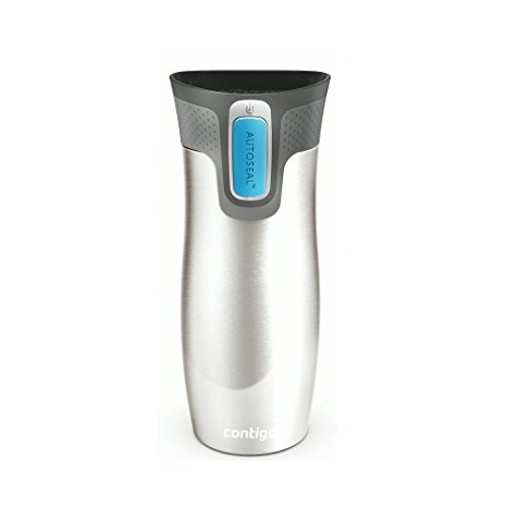 Contigo West Loop Autoseal Travel Mug 2.0 - New Model With Lid Lock - 470ml (Stainless Steel) - OTHER COLOURS AVAILABLE