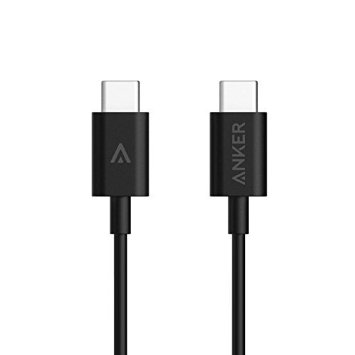 Anker USB-C to USB-C Cable 33ft for USB Type-C Devices Including the new MacBook Oneplus 2 Nexus 5X Nexus 6P ChromeBook Pixel Nokia N1 Tablet and More Black