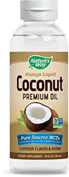 Nature's Way Premium Liquid Coconut Oil Supplement, 10 Ounce (300 mL)