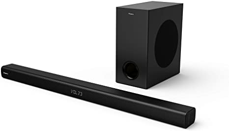 Hisense 2.1 Channel Sound Bar Home Theater System with Wireless Subwoofer and Bluetooth (Model HS218)