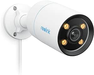 Reolink CX810 ColorX PoE Kamera, 4K UHD, Echtfarben-Nachtsicht, F1,0 Superblende, 1/1,8'' Bildsensor, HDR Technologie, Personen-/Tiererkennung, Spotlight & Sirene Alarm, 2-Wege-Audio