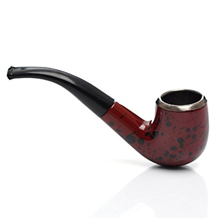 Housweety New Fashion Small Smoking Pipe Red G00462