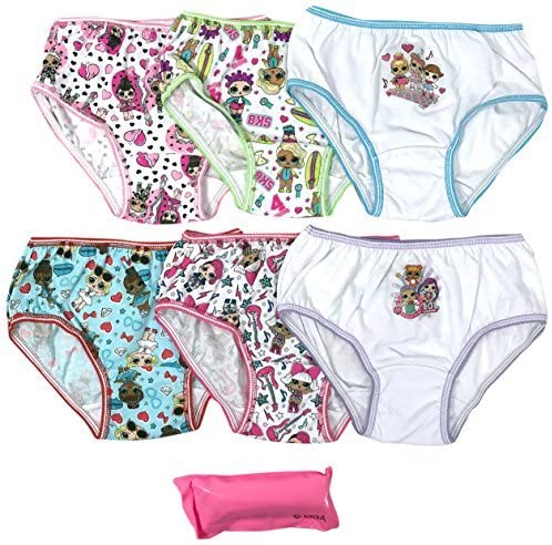 L.O.L. Surprise! Girls' 7-Pack LOL Surprise Underwear Panty