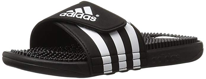 adidas  Men's Adissage Sandal,Run White/Graphite/Run White