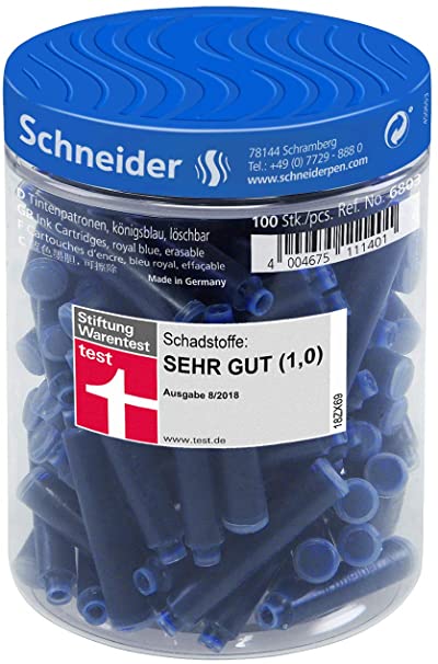 Schneider P006803 Bottle of 100 Cartridges