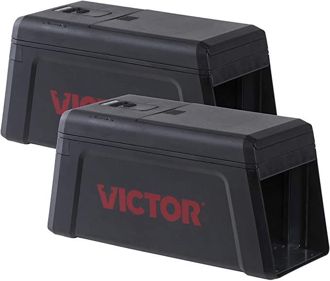 Victor M241SR-2 Electronic Rat Trap-2 Pack, Black