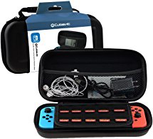 Case for Nintendo Switch, Cubevit Nintendo Switch Case [No bad smells] Protective Portable Switch Case Shell Pouch With Double Zippers, Travel Carrying Case Cover Bag for Switch Console & Accessories