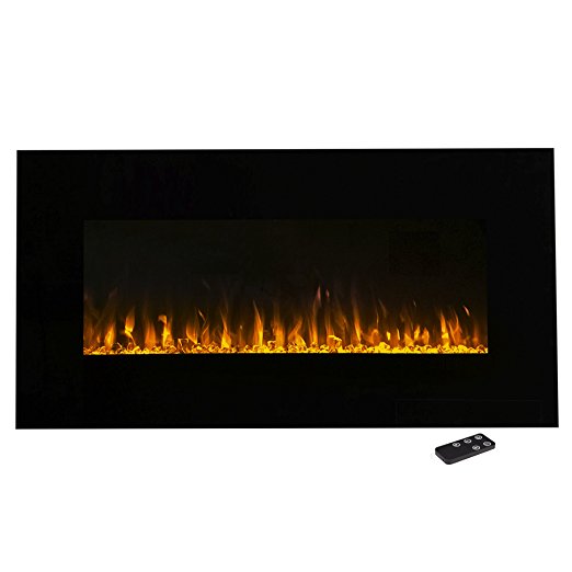 Electric Fireplace Wall Mounted, LED Fire and Ice Flame, With Remote 36 inch by Northwest