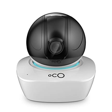 Oco Motion HD Pan and Tilt Wireless Security Camera with Micro SD Card and Cloud Storage - 960p Day/Night Camera with WiFi or RJ45 Connection