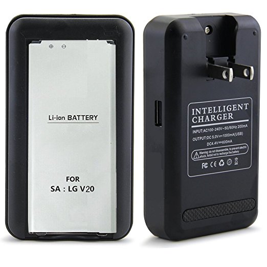 LG V20 Battery Charger, Monoy USB Wall Travel Spare Battery Charger for LG V20 (LG V20 Wall Charger)