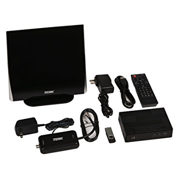 TERK Complete Cord Cutter Kit – Record LIVE TV with the Digital Converter Box & HDTV Antenna Bundle (3 Pack)