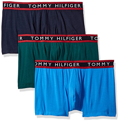 Tommy Hilfiger Men's Underwear 3 Pack Cotton Stretch Trunks